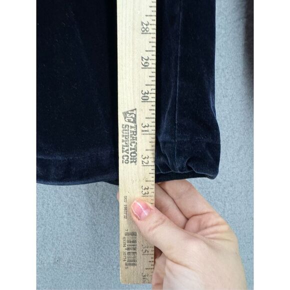 GodBody Denim Technology Womens Navy Blue Baggy Velvet Sweatpants Size XL - Picture 7 of 10